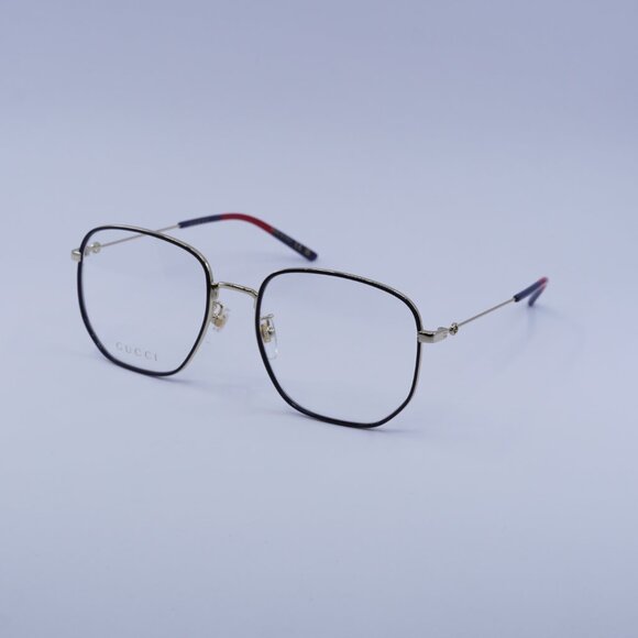 Gucci GG1197OA 003 Eyeglasses Gold/Black 56mm Square Frame - Picture 6 of 13